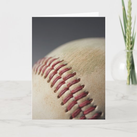 Carte Baseball avec marque d'impact. (Devant)