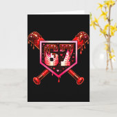 Carte Baseball Chocolate Drip 67 Saint-Valentin Amour Co (Fleur jaune)