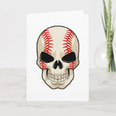 Carte Baseball de crâne Sports (Devant)