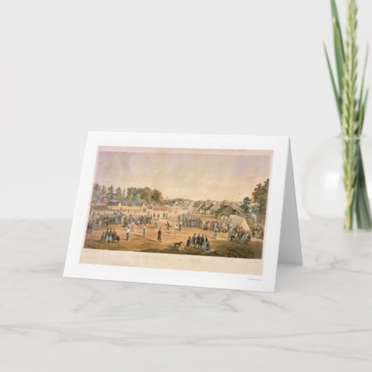 Carte Baseball de guerre civile 1863 (Devant)