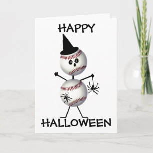 Carte Baseball d'Halloween