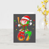 Carte Baseball Drip Number 67 Meme Ice Cream Dripng Chri (Fleur jaune)