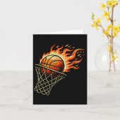 Carte Baseball En Feu (Fleur jaune)