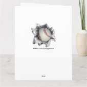 Carte baseball graduation (Dos)