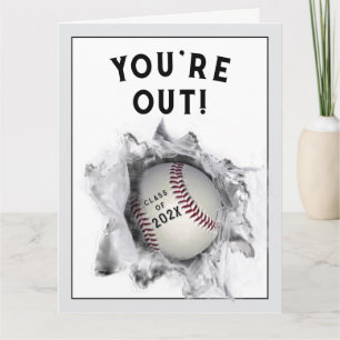 Carte Baseball Graduation 2023 card