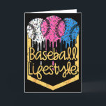 Carte Baseball Lifestyle Ball Sprinkles Drip Garçons Enf<br><div class="desc">Baseball Lifestyle Ball Sprinkles Drip Garçons Enfants Hommes Ado</div>