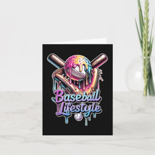 Carte Baseball Lifestyle Ice Cream Driam Hommes Garçons  (Devant)