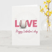 Carte Baseball Love Pattern Card (Fleur jaune)