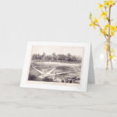 Carte Baseball National Pastime 1866 (Fleur jaune)