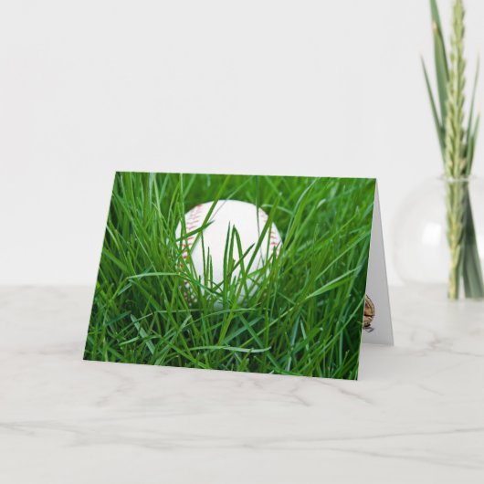 Carte Baseball pour Fête des pères (Devant)