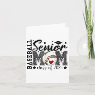 Carte Baseball Senior Maman Cl De 2025 Mères De Graduati