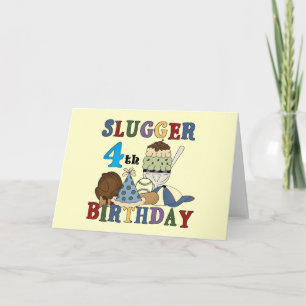 Carte Baseball Slugger 4e anniversaire