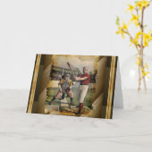 Carte Baseball : Vintage (Fleur jaune)