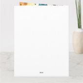 Carte Basenji Halloween Avec Citrouilles Épouvantable  (Dos)