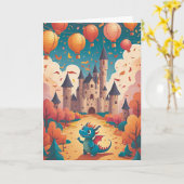 Carte Bash du Château de Confettis du Dragon (Fleur jaune)