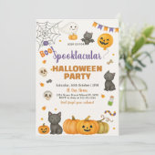 Carte Bash Fantômes, Citrouille & Costume (Debout devant)