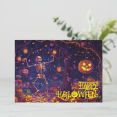 Carte Bash Halloween Boo-gee bones (Debout devant)