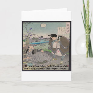 Carte Basho & Citation Célèbre