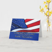 Carte Basic Training Graduation (Fleur jaune)