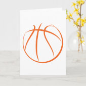 Carte Basket (Fleur jaune)
