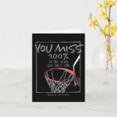 Carte Basket-ball - Conception de devis Actif (Fleur jaune)
