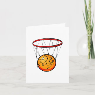Carte Basket-ball dans le cercle