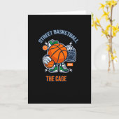 Carte Basket-ball de rue (Fleur jaune)