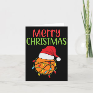 Carte Basket-ball Noël Père Noël Noël Sport Noël Ba
