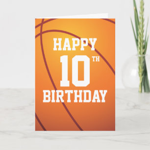 Carte Basket-ball personnalisé Joyeux anniversaire