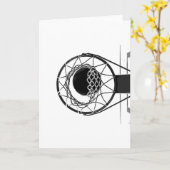 Carte Basket-ball Pop Art (Fleur jaune)