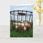 Carte Basket d'Eggs (Fleur jaune)