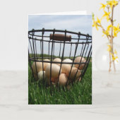 Carte Basket d'Eggs (Fleur jaune)
