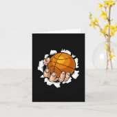 Carte Basketball 19 (Fleur jaune)