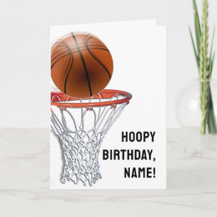 Carte Basketball Birthday
