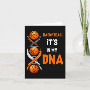 Carte Basketball C'est dans mon ADN Fun Player Coach Tea