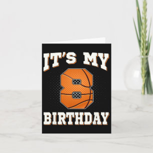 Carte Basketball C'est mon 8e anniversaire 8 ans Garçon