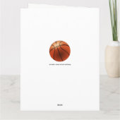 Carte Basketball Joueur Graduation Fiches (Dos)