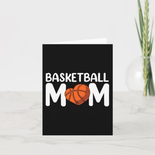 Carte Basketball Maman Coach Joueur Match Équipe Mère Mo (Devant)