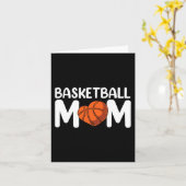 Carte Basketball Maman Coach Joueur Match Équipe Mère Mo (Fleur jaune)