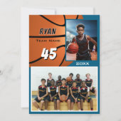 Carte Basketball Player 2 Photo Memory Mate (Devant)