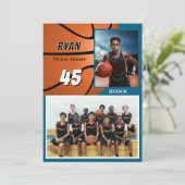 Carte Basketball Player 2 Photo Memory Mate (Debout devant)