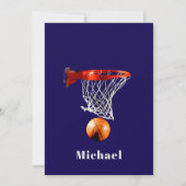 Carte Basketball Replace with Your Name Card (Devant)