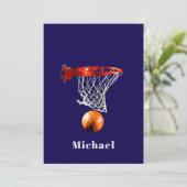 Carte Basketball Replace with Your Name Card (Debout devant)
