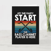 Carte Basse Clarinetist Basse Clarinet (Devant)