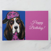 Carte Basset Hound (Intérieur)