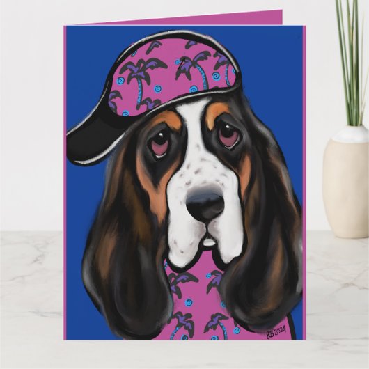 Carte Basset Hound (Devant)