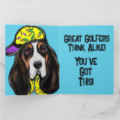 Carte Basset Hound  (Intérieur)