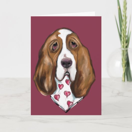 Carte Basset Hound (Devant)