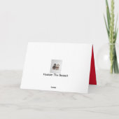 Carte Basset Hound Saint-Valentin (Dos)