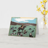 Carte Basset Round up ~ Beecher (Fleur jaune)
